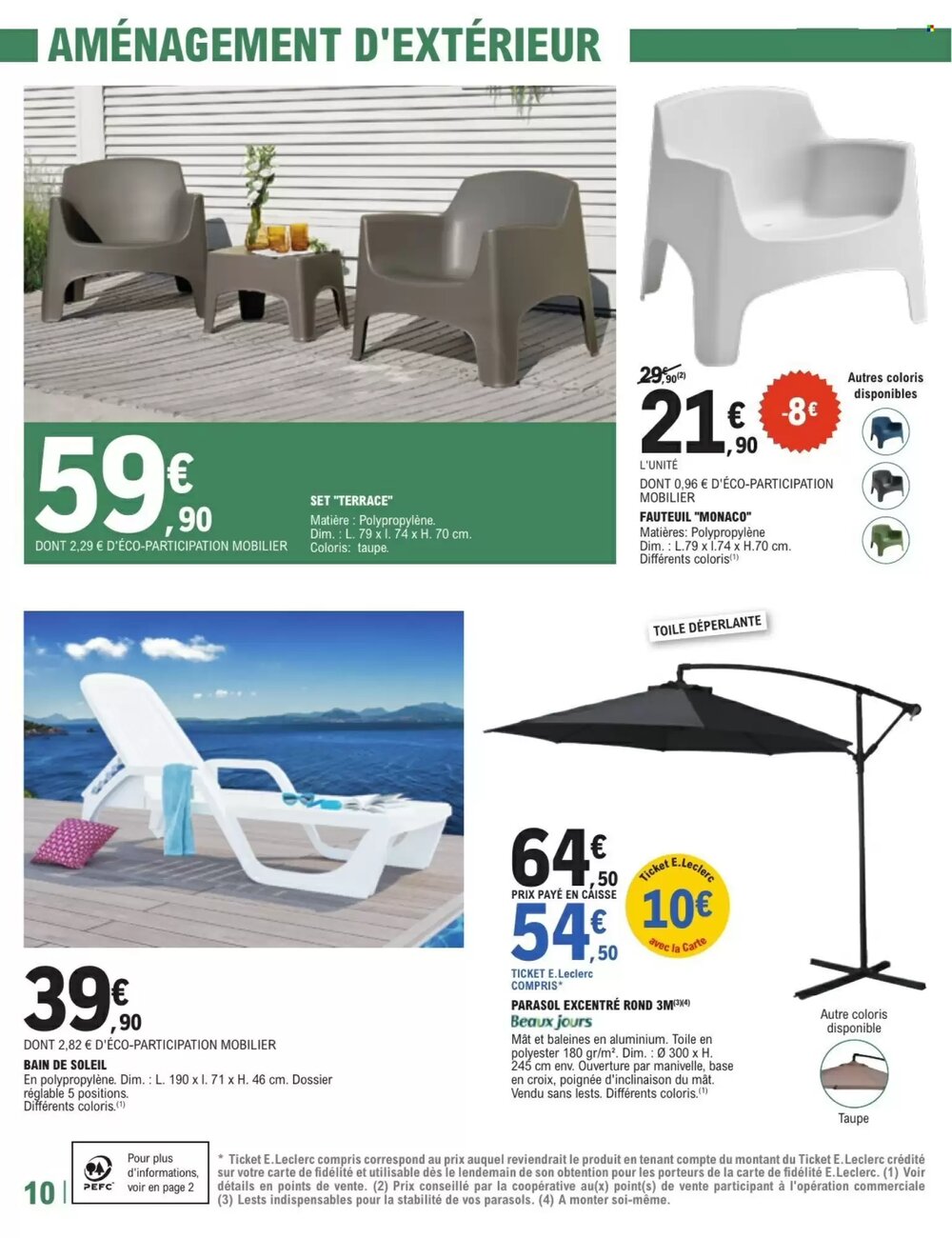 Prospectus promotionnel E.Leclerc Brico valable à partir du 28/04/2026 - Page 10.