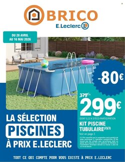 Prospectus promotionnel E.Leclerc Brico valable à partir du 28/04/2026