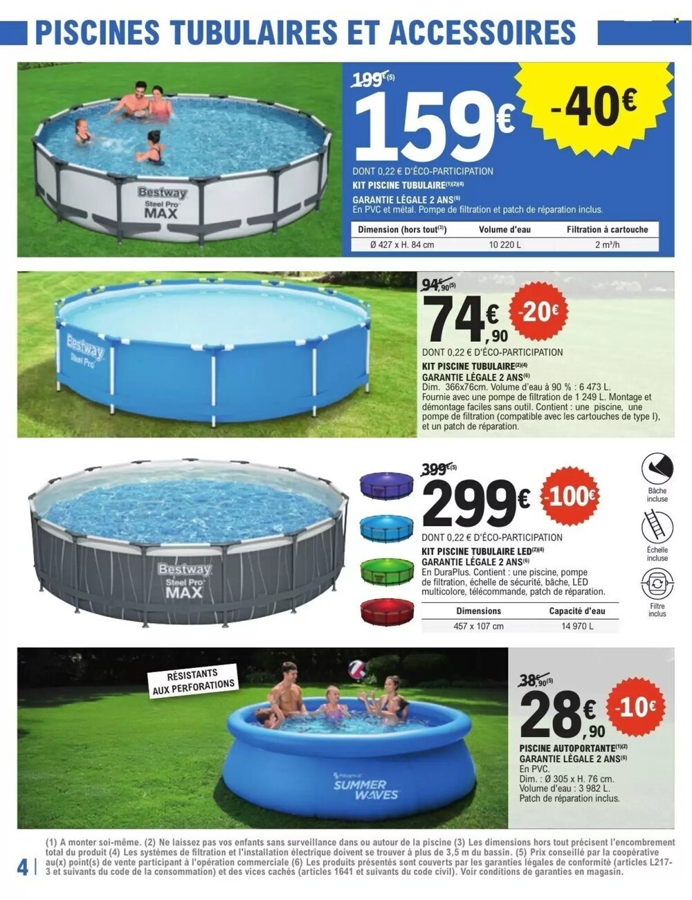 Prospectus promotionnel E.Leclerc Brico valable à partir du 28/04/2026 - Page 4.