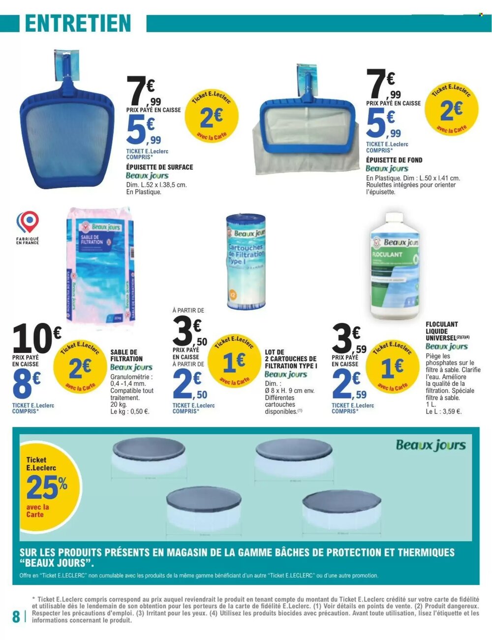 Prospectus promotionnel E.Leclerc Brico valable à partir du 28/04/2026 - Page 8.
