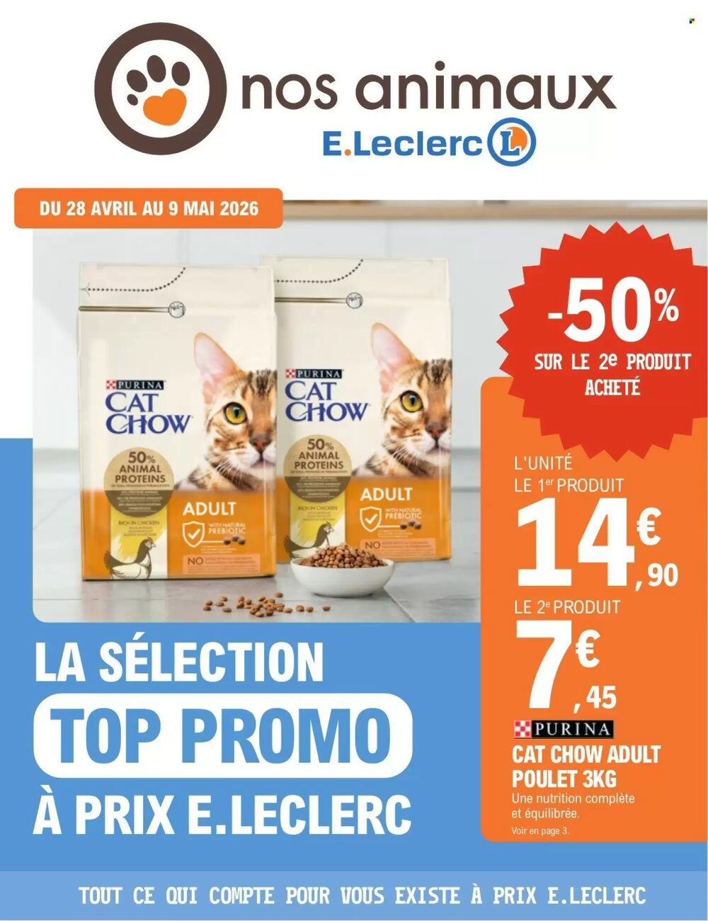 Prospectus promotionnel E.Leclerc valable à partir du 28/04/2026 - Page 1.