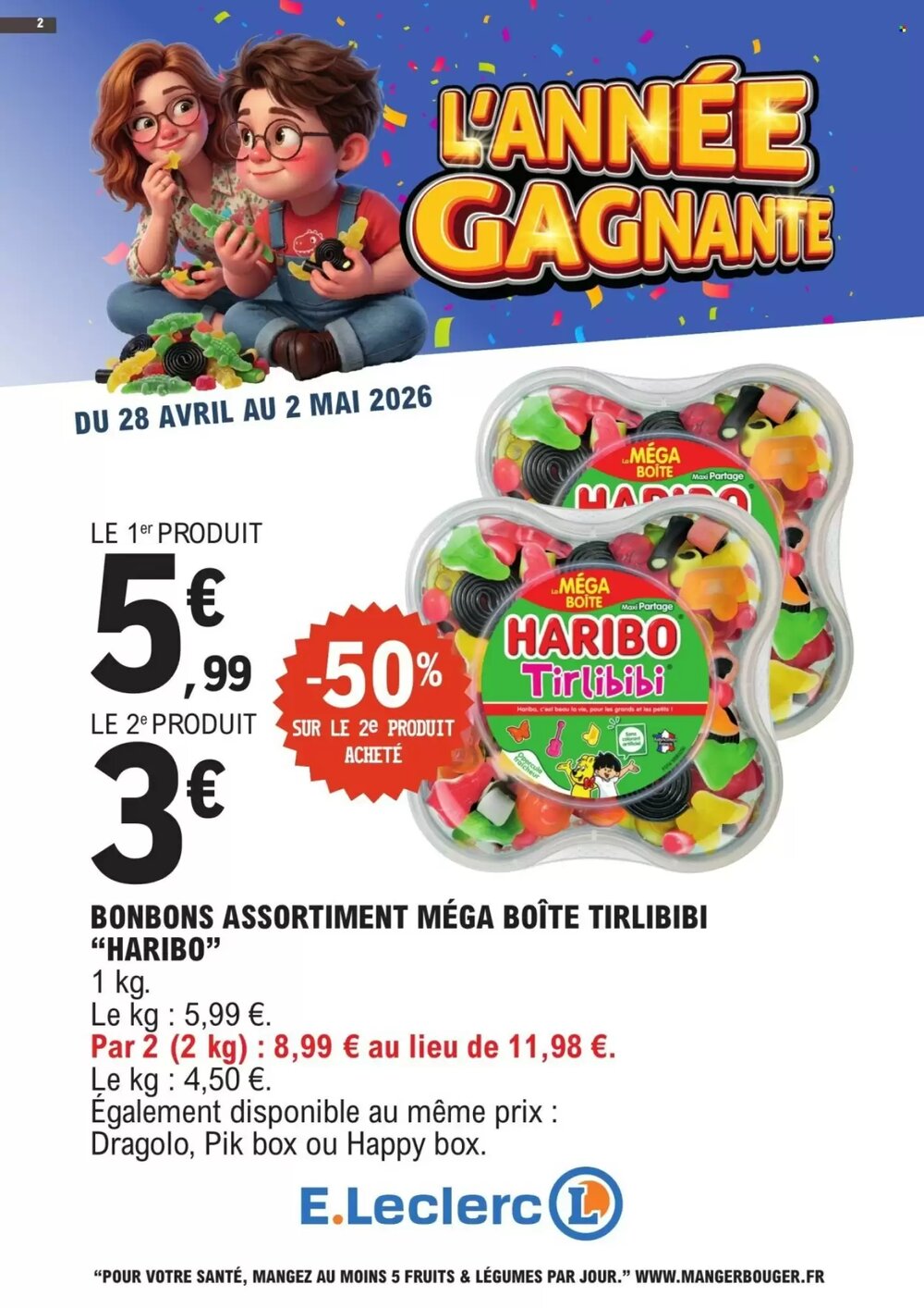 Prospectus promotionnel E.Leclerc valable à partir du 28/04/2026 - Page 2.