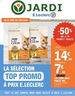 Prospectus promotionnel E.Leclerc Jardi valable à partir du 28/04/2026