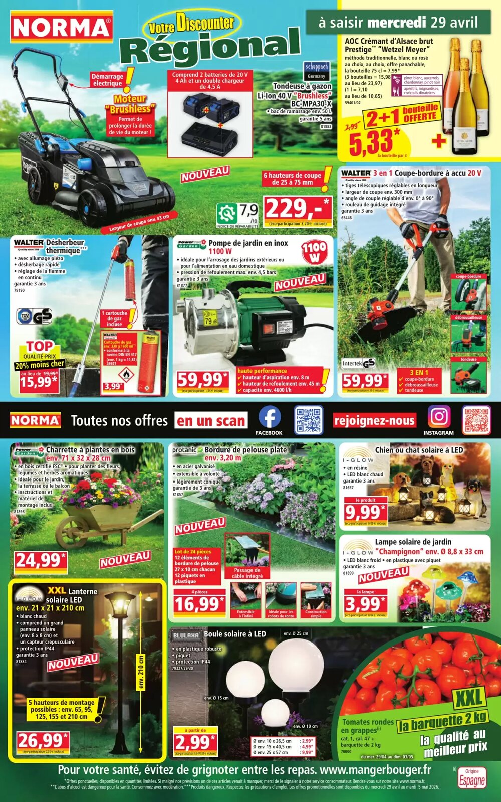 Prospectus promotionnel Norma valable à partir du 29/04/2026 - Page 1.