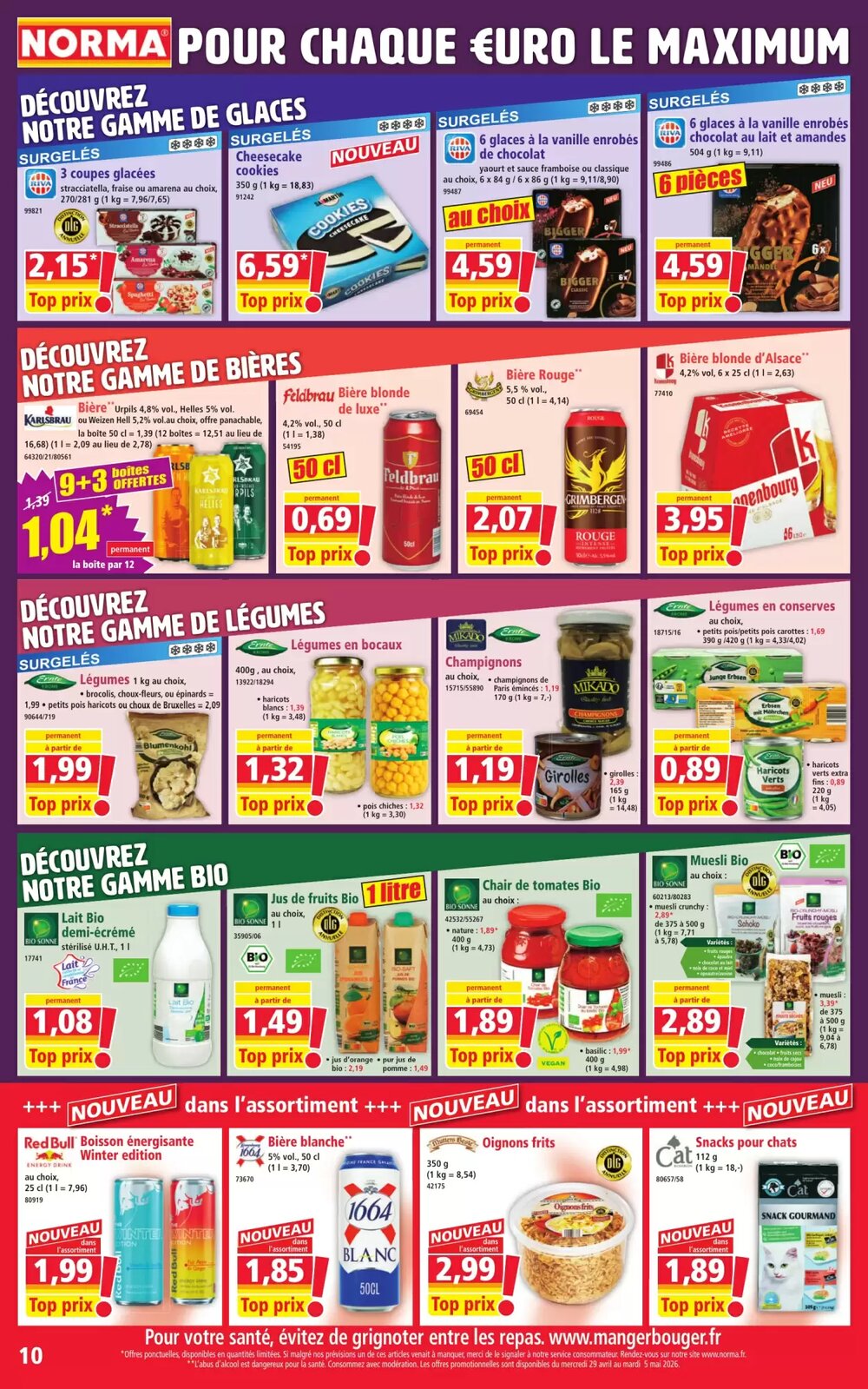 Prospectus promotionnel Norma valable à partir du 29/04/2026 - Page 10.
