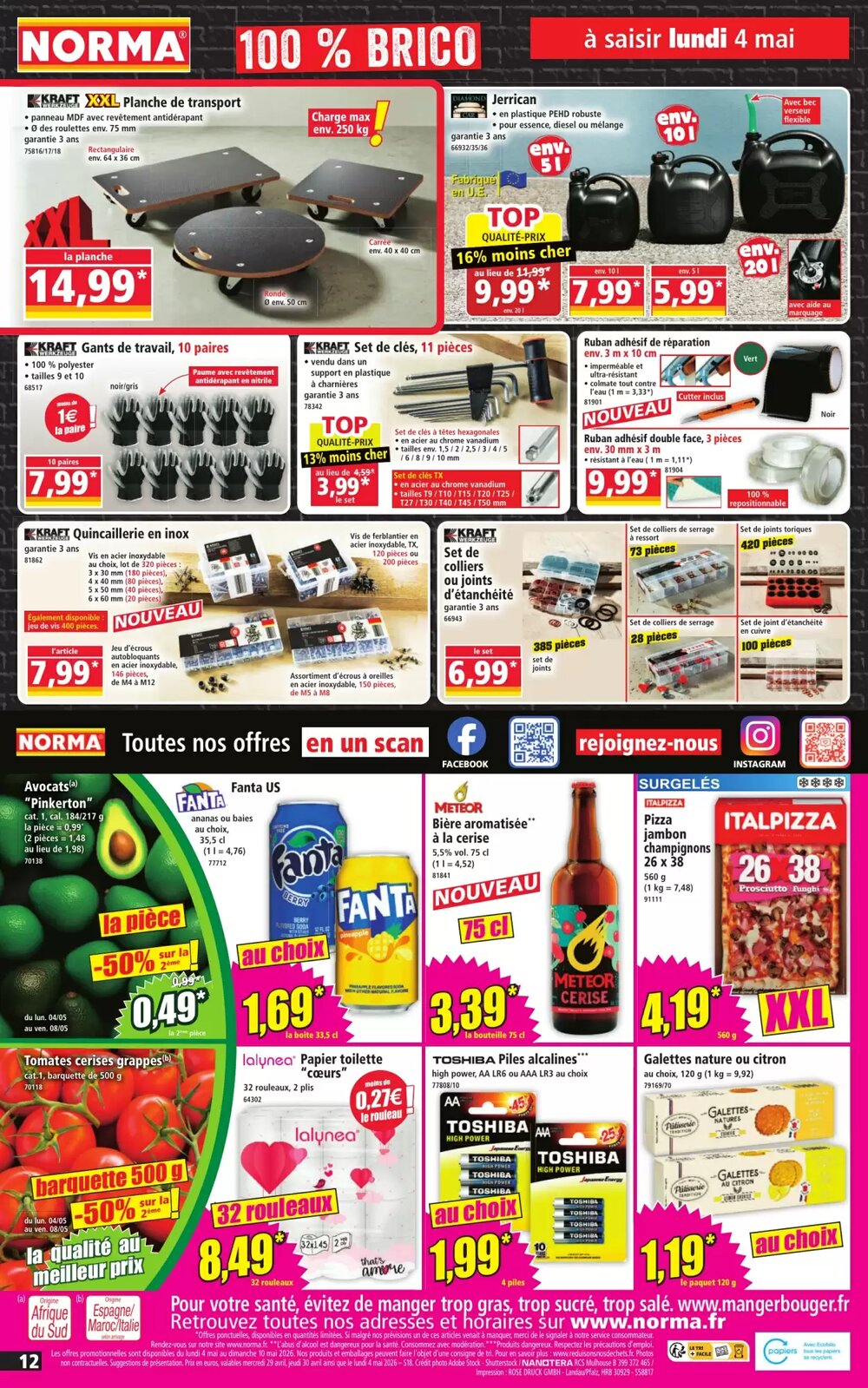 Prospectus promotionnel Norma valable à partir du 29/04/2026 - Page 12.