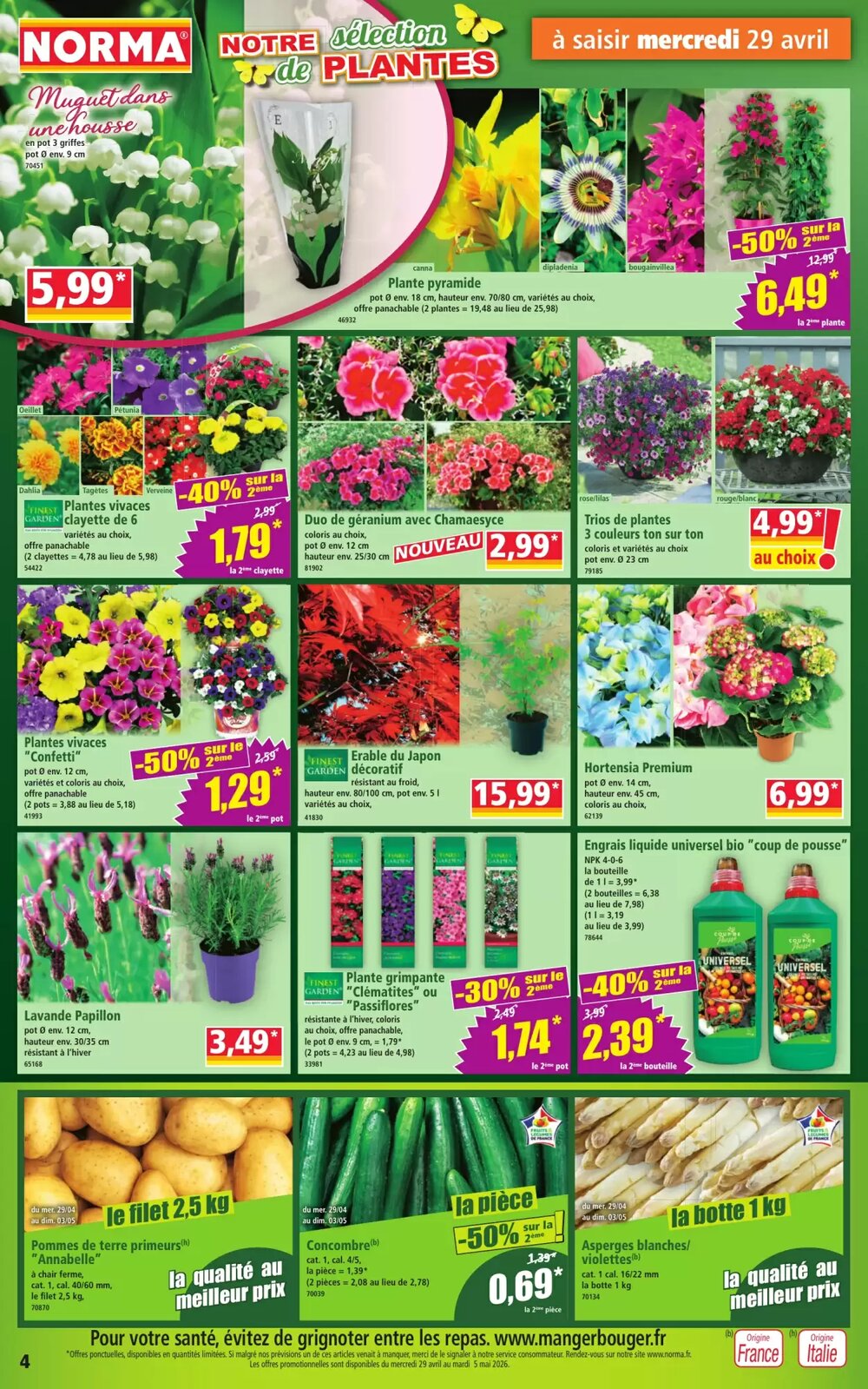 Prospectus promotionnel Norma valable à partir du 29/04/2026 - Page 4.