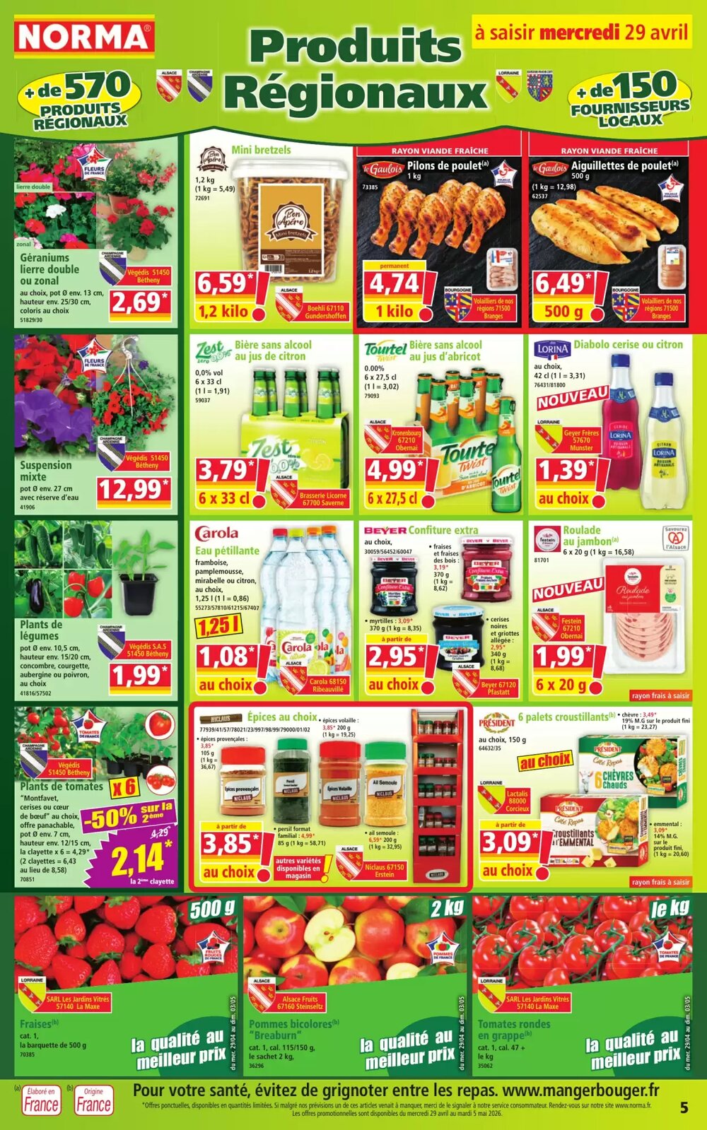 Prospectus promotionnel Norma valable à partir du 29/04/2026 - Page 5.