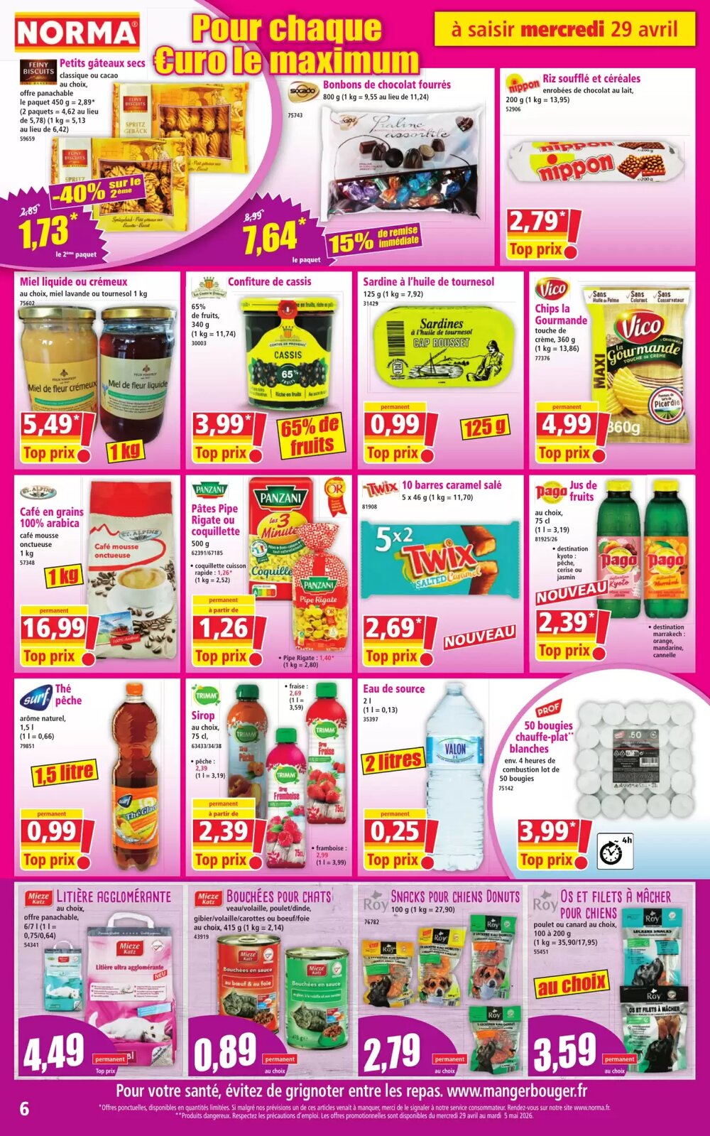 Prospectus promotionnel Norma valable à partir du 29/04/2026 - Page 6.