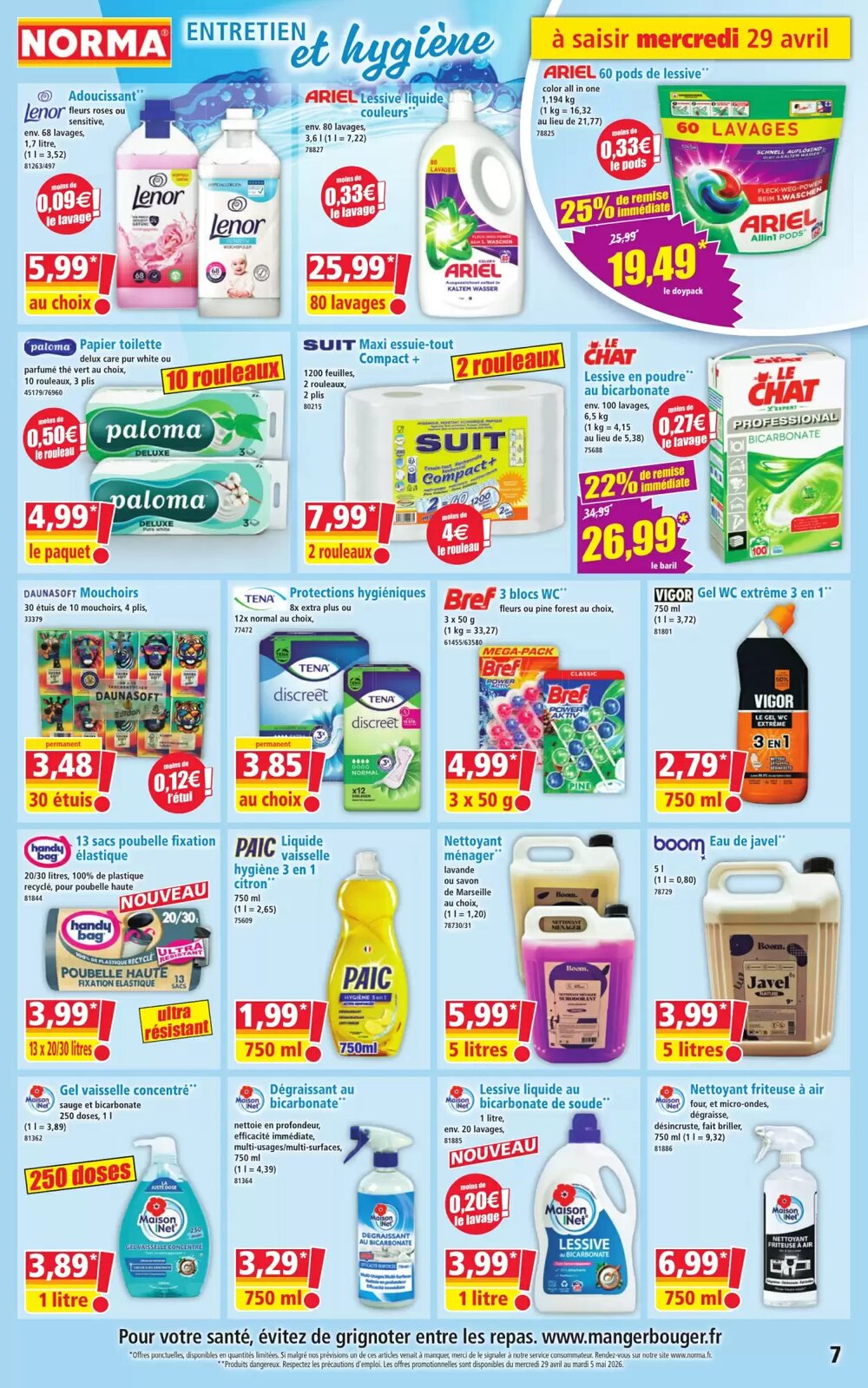 Prospectus promotionnel Norma valable à partir du 29/04/2026 - Page 7.