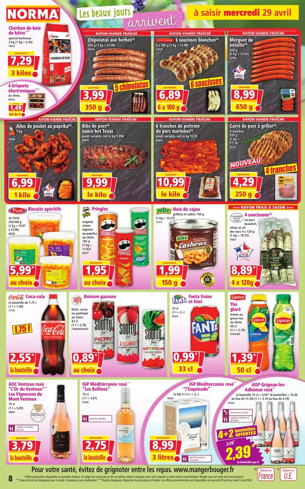 Prospectus promotionnel Norma valable à partir du 29/04/2026 - Page 8.