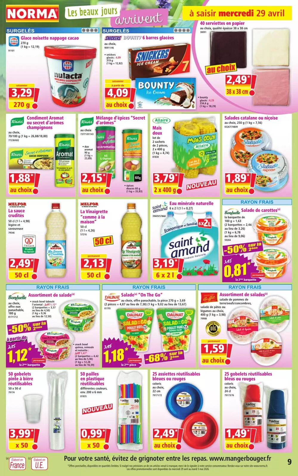 Prospectus promotionnel Norma valable à partir du 29/04/2026 - Page 9.