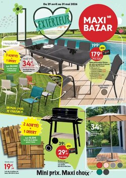 Prospectus promotionnel Maxi Bazar valable à partir du 29/04/2026