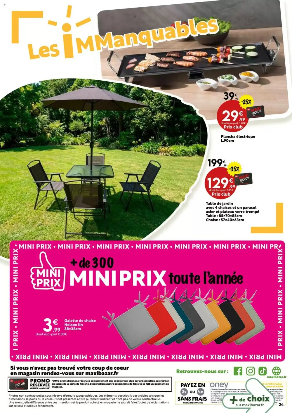 Prospectus promotionnel Maxi Bazar valable à partir du 29/04/2026 - Page 24.