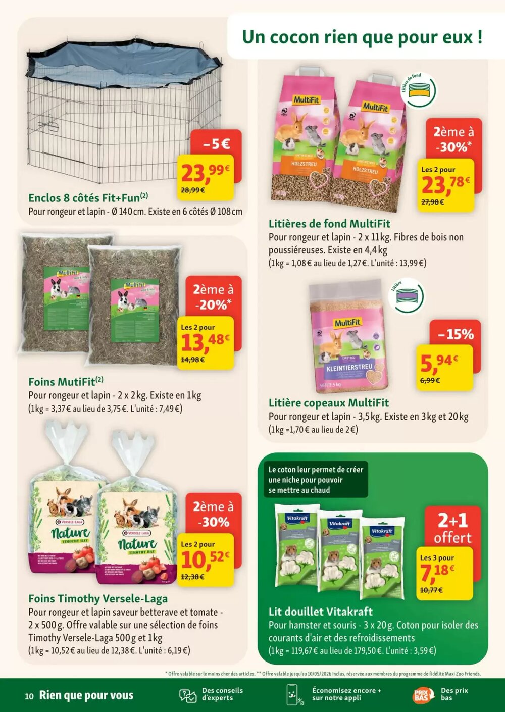 Prospectus promotionnel Maxi Zoo valable à partir du 29/04/2026 - Page 10.