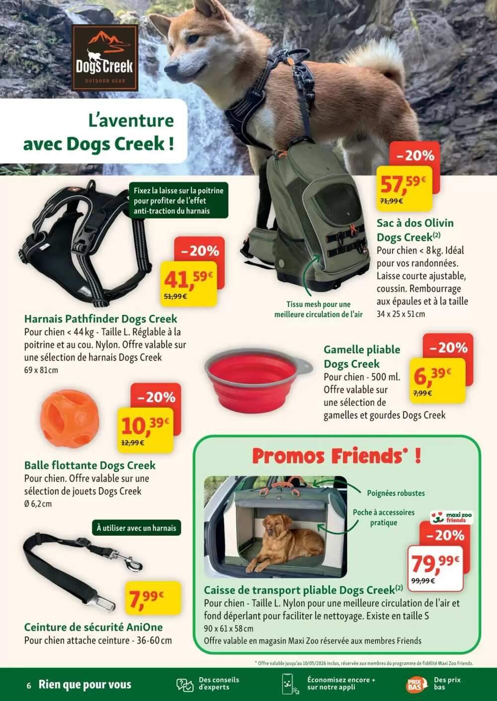 Prospectus promotionnel Maxi Zoo valable à partir du 29/04/2026 - Page 6.