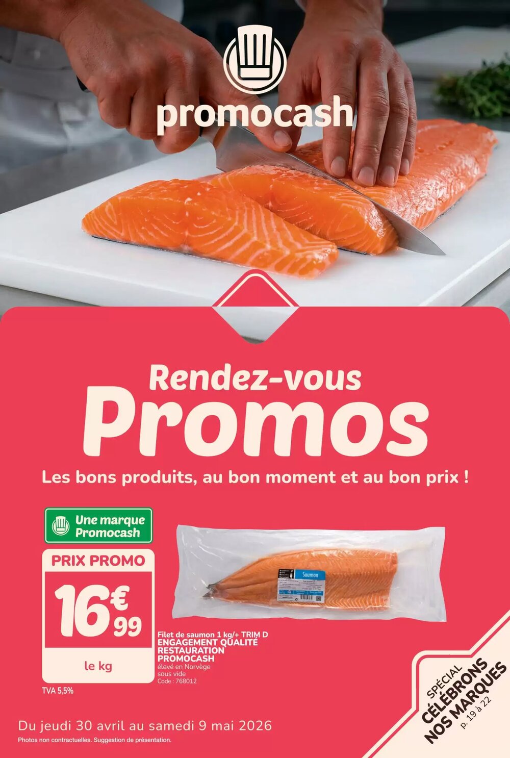 Prospectus promotionnel Promocash valable à partir du 30/04/2026 - Page 1.