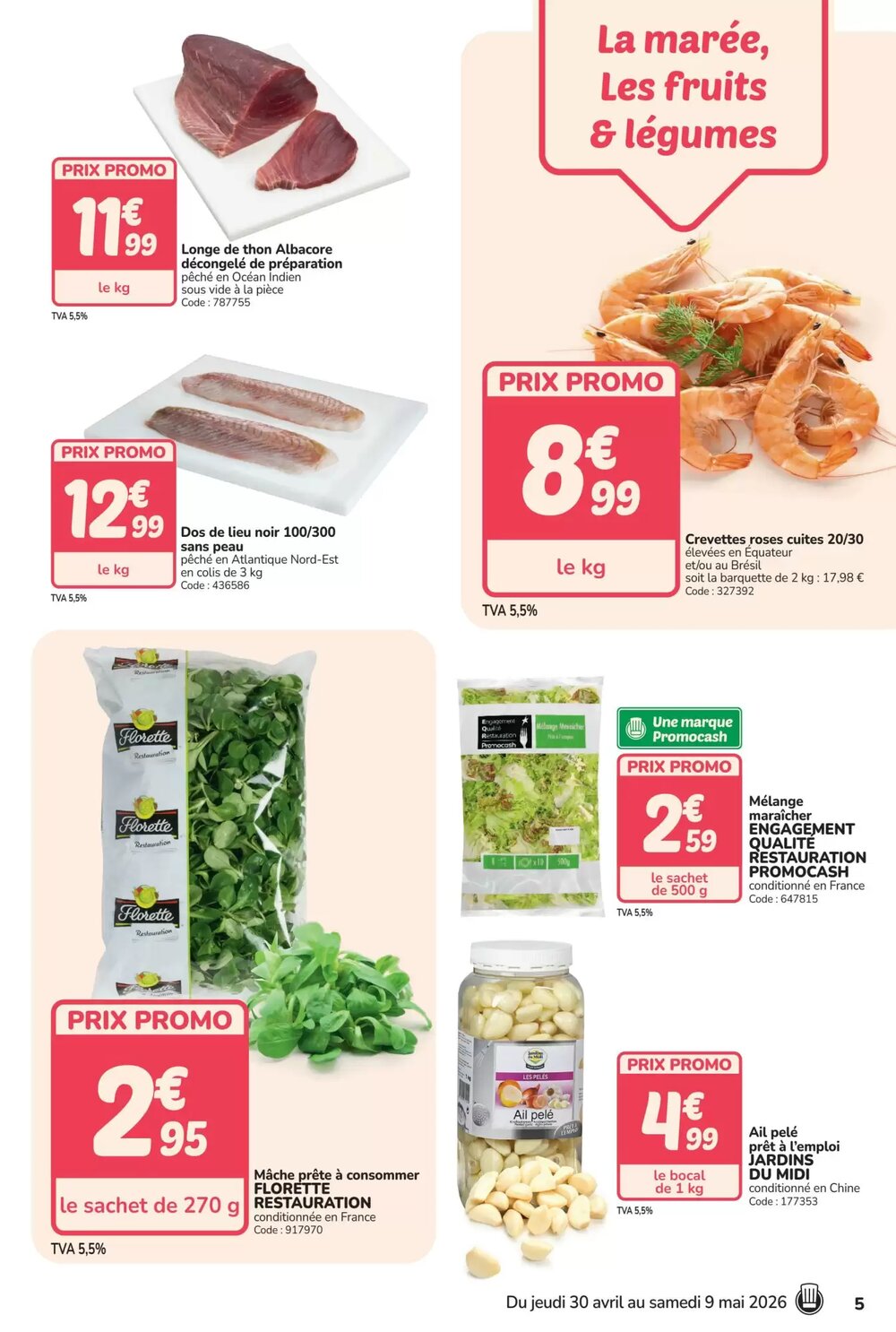 Prospectus promotionnel Promocash valable à partir du 30/04/2026 - Page 5.