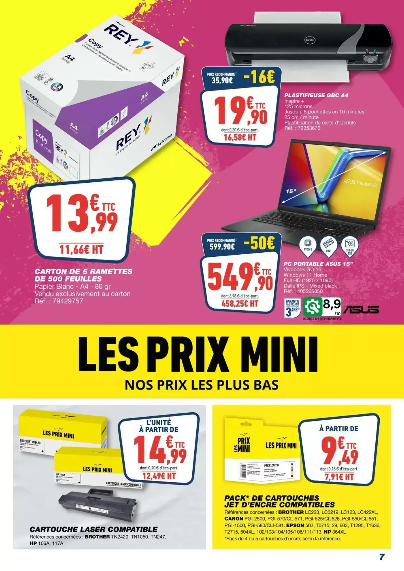 Prospectus promotionnel Bureau Vallée valable à partir du 03/05/2026 - Page 7.