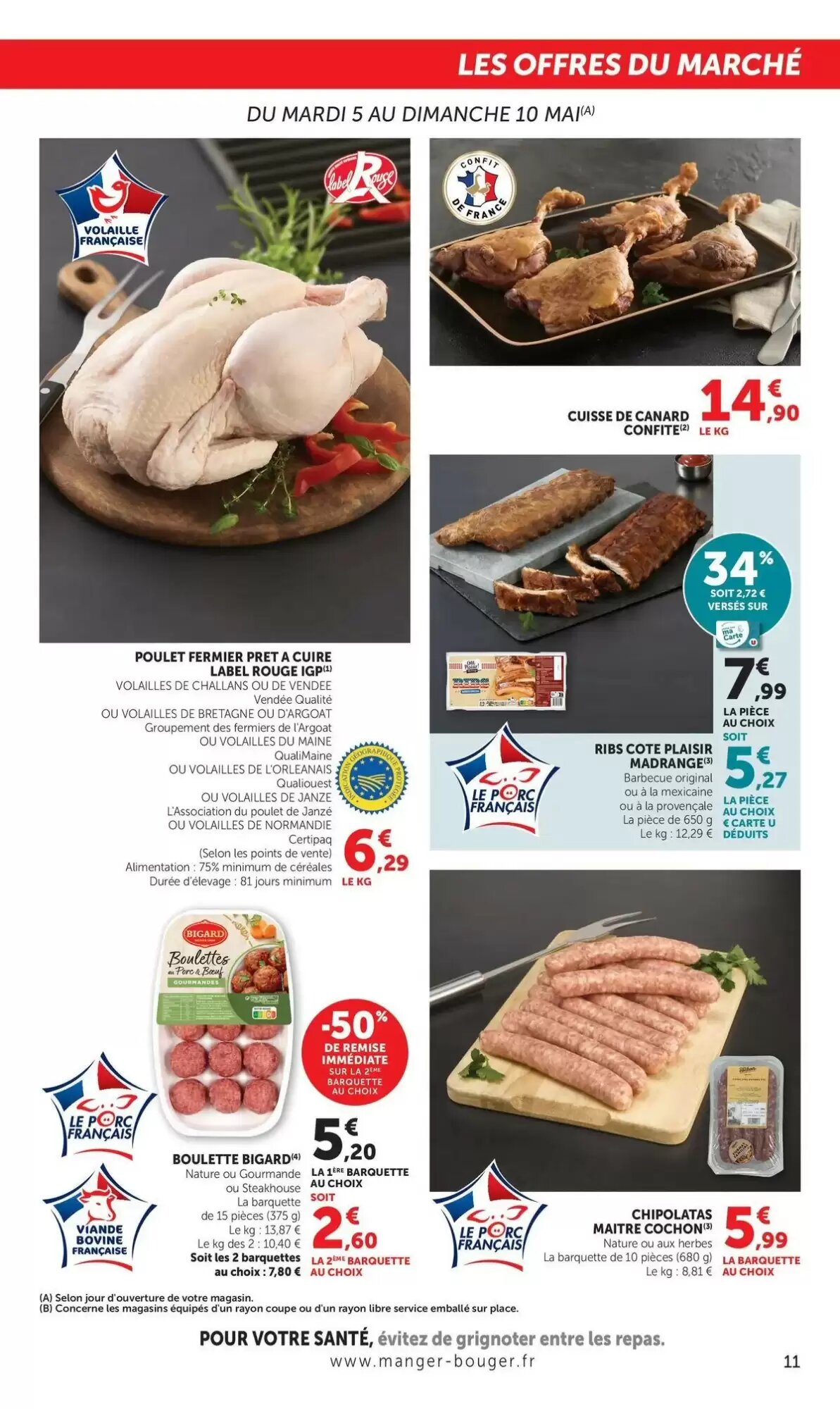 Prospectus promotionnel Super U valable à partir du 04/05/2026 - Page 11.