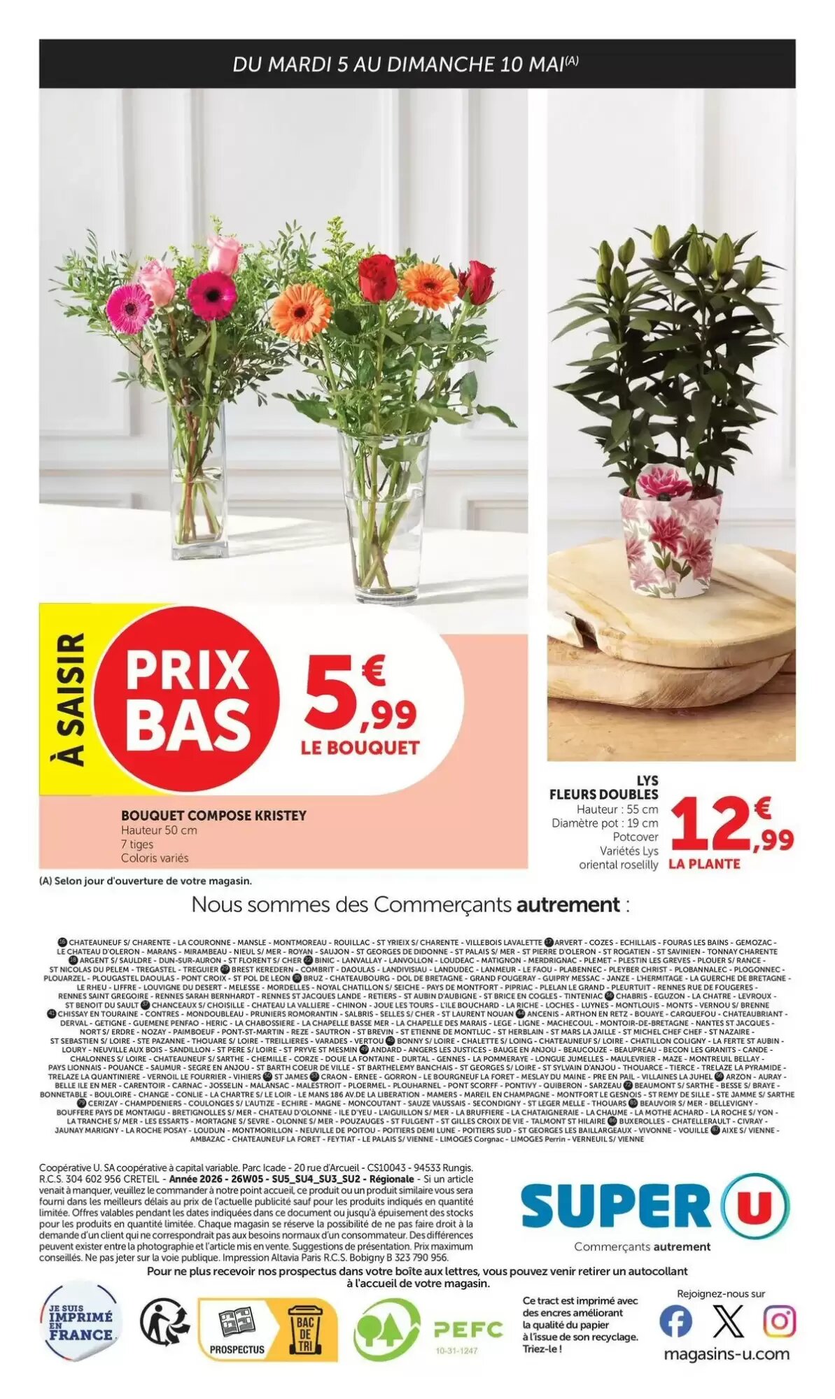 Prospectus promotionnel Super U valable à partir du 04/05/2026 - Page 18.