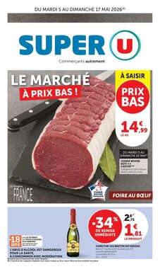Prospectus promotionnel Super U valable à partir du 04/05/2026