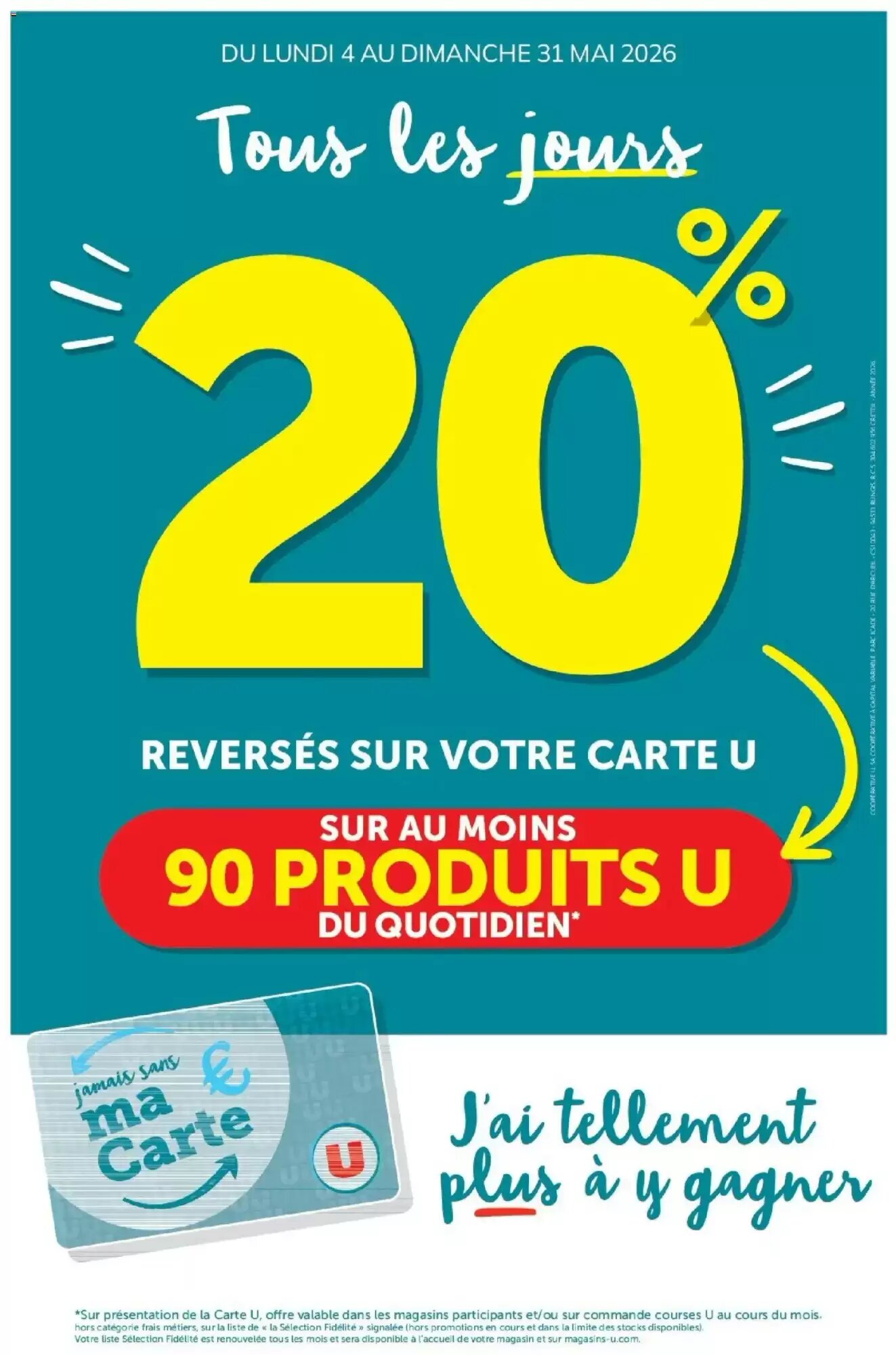 Prospectus promotionnel U Express valable à partir du 04/05/2026 - Page 1.