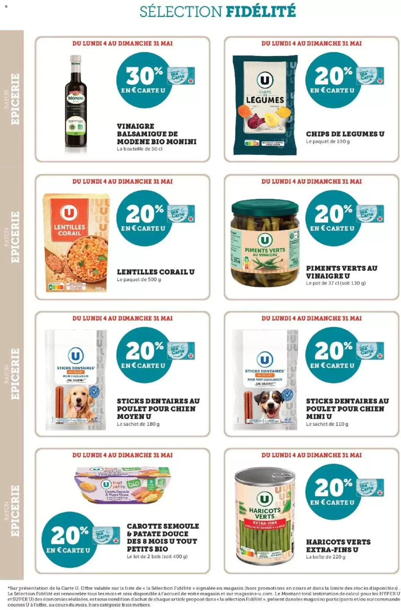 Prospectus promotionnel Super U valable à partir du 04/05/2026 - Page 20.