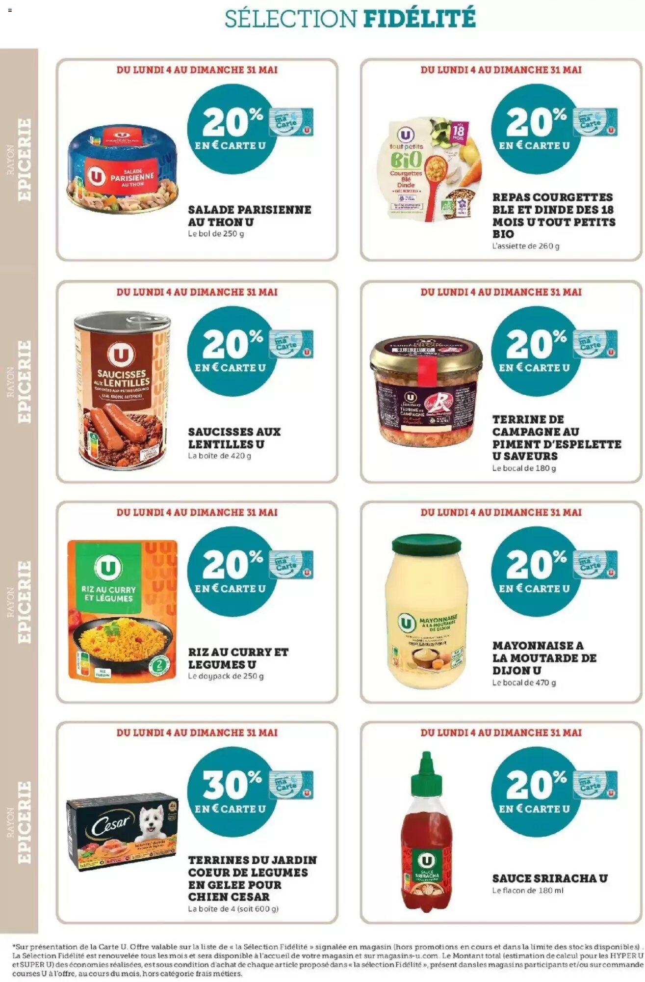 Prospectus promotionnel Super U valable à partir du 04/05/2026 - Page 22.