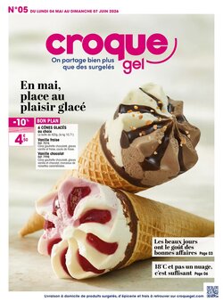 Prospectus promotionnel Croque Gel valable à partir du 04/05/2026