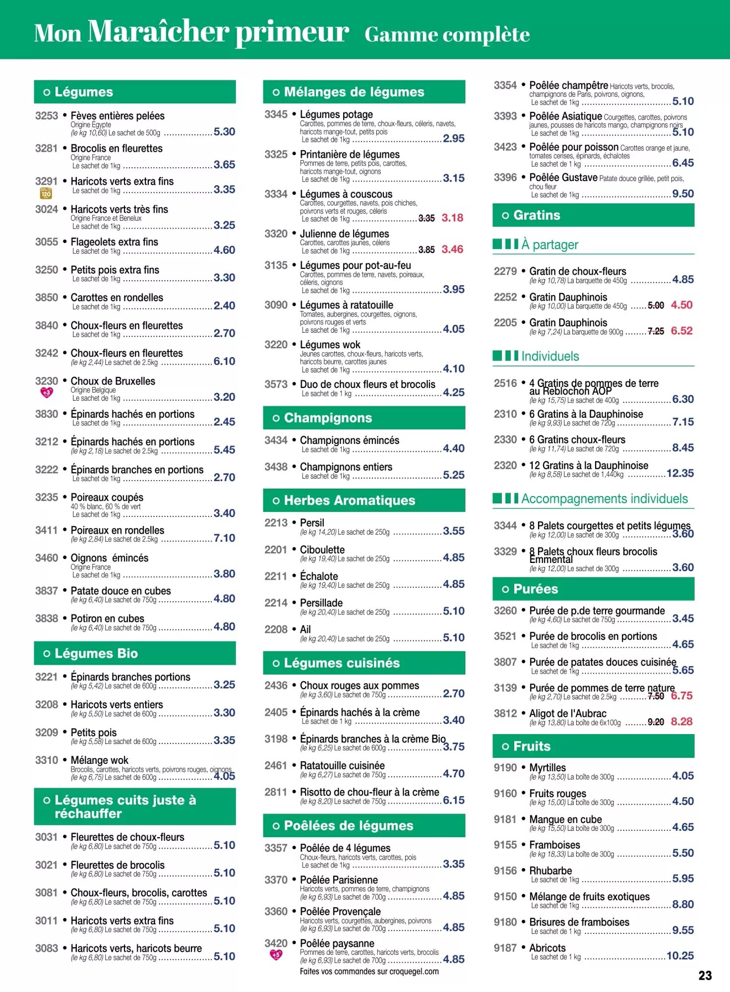 Prospectus promotionnel Croque Gel valable à partir du 04/05/2026 - Page 23.