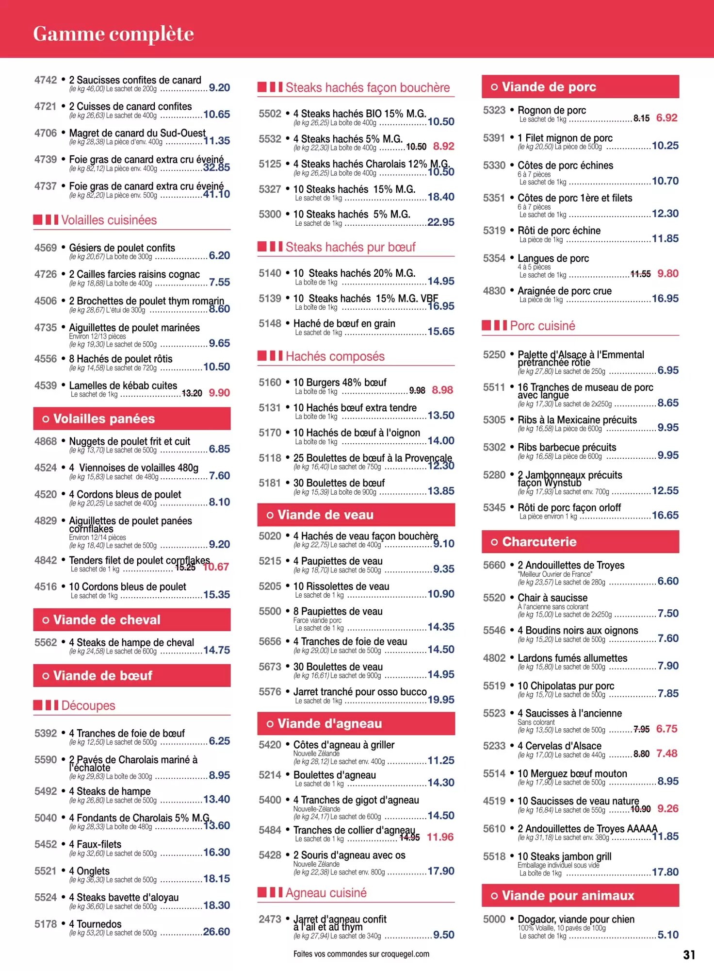 Prospectus promotionnel Croque Gel valable à partir du 04/05/2026 - Page 31.