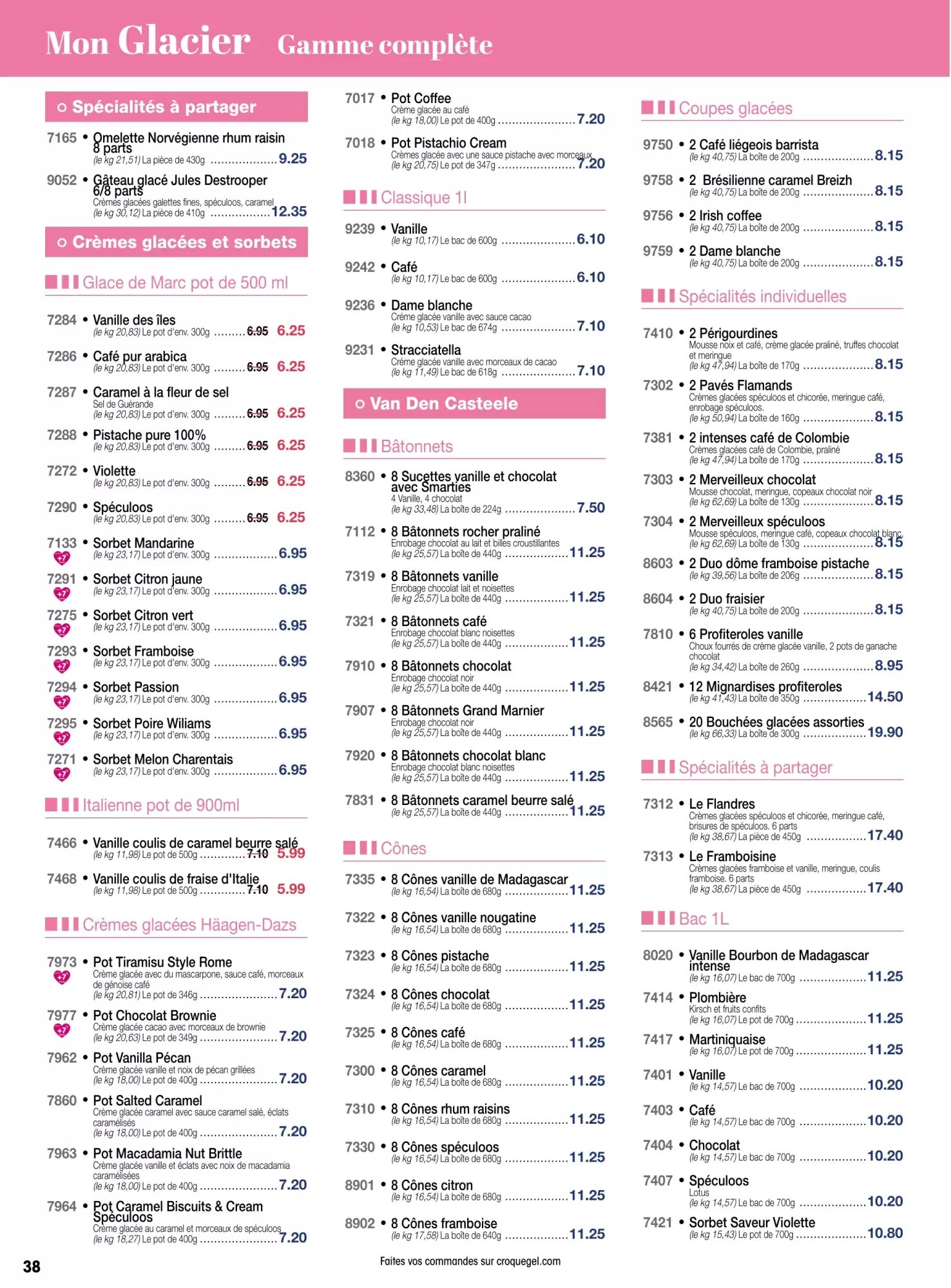 Prospectus promotionnel Croque Gel valable à partir du 04/05/2026 - Page 38.