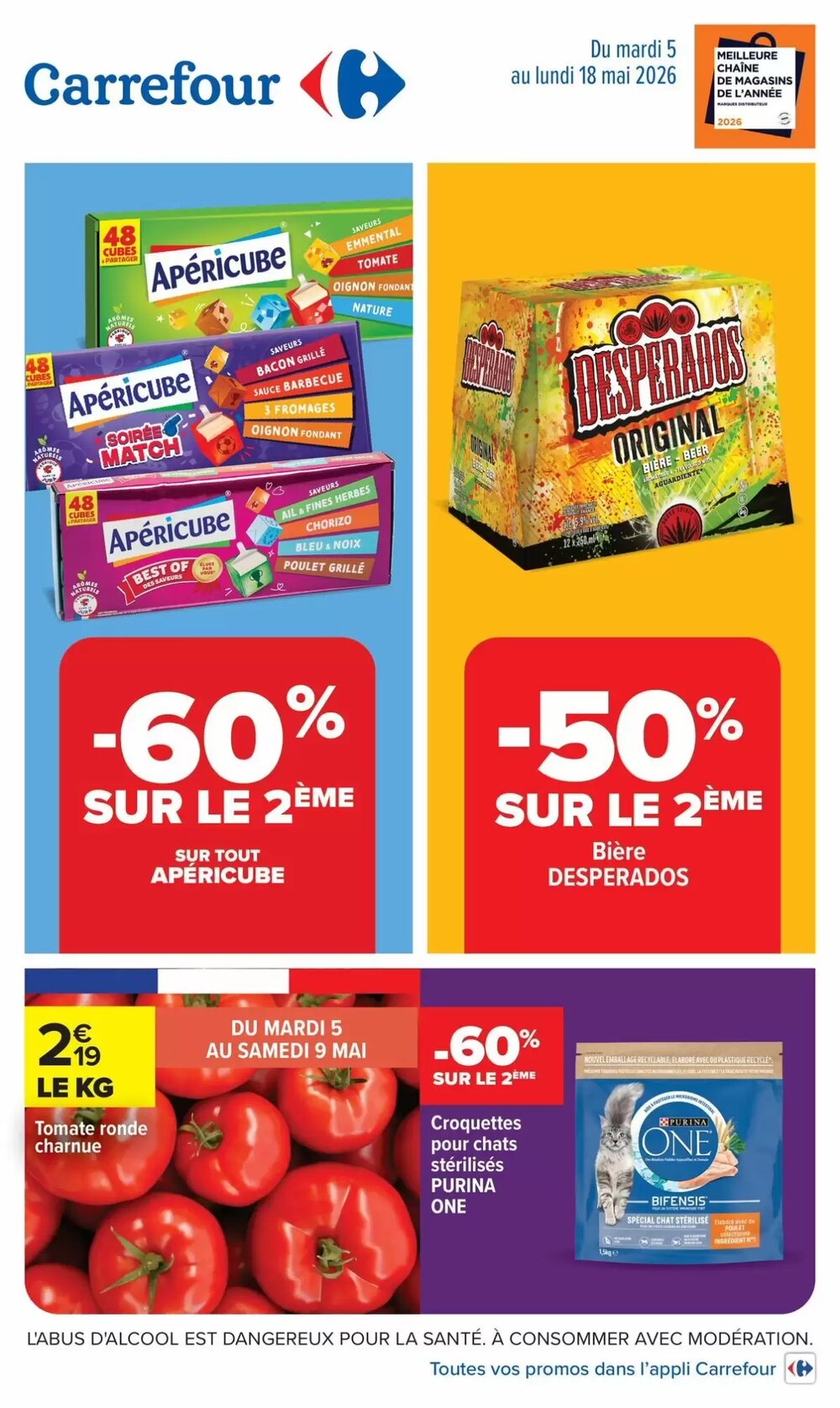 Prospectus promotionnel Carrefour valable à partir du 05/05/2026 - Page 1.