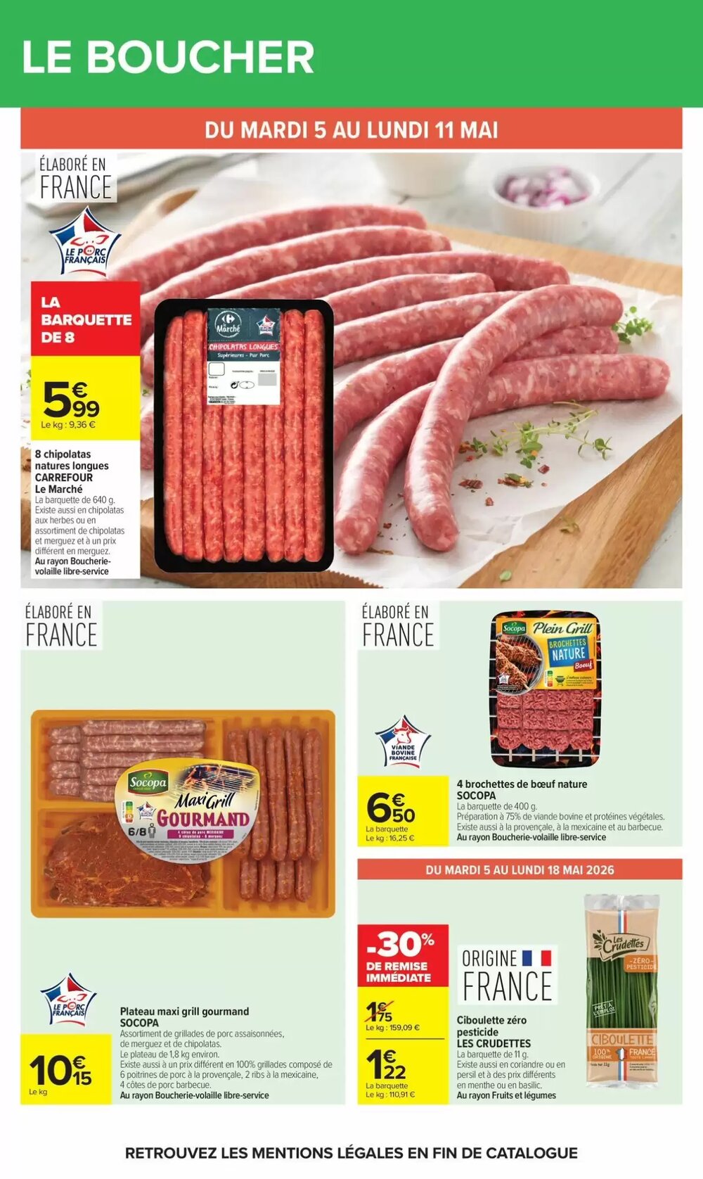 Prospectus promotionnel Carrefour valable à partir du 05/05/2026 - Page 22.