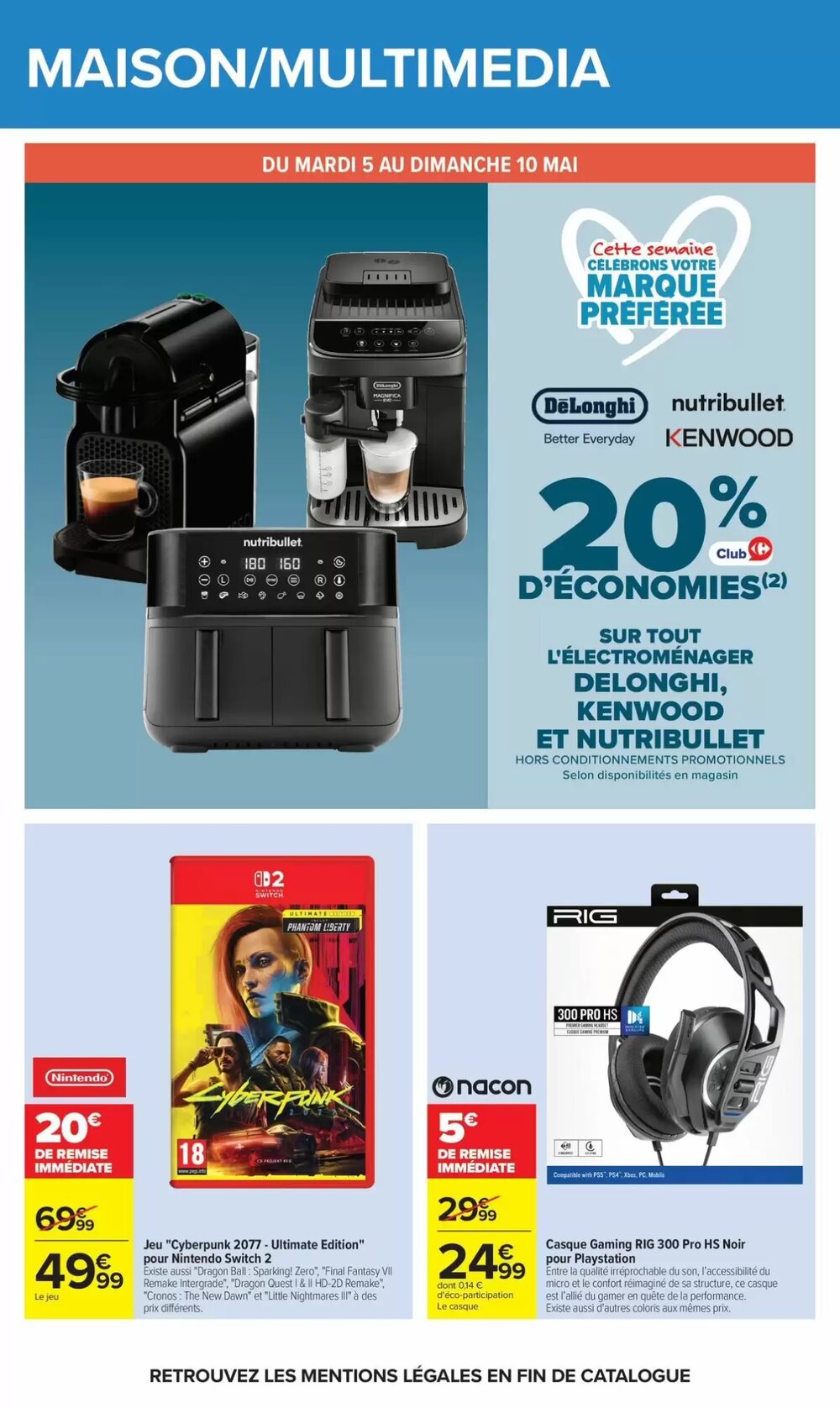 Prospectus promotionnel Carrefour valable à partir du 05/05/2026 - Page 77.