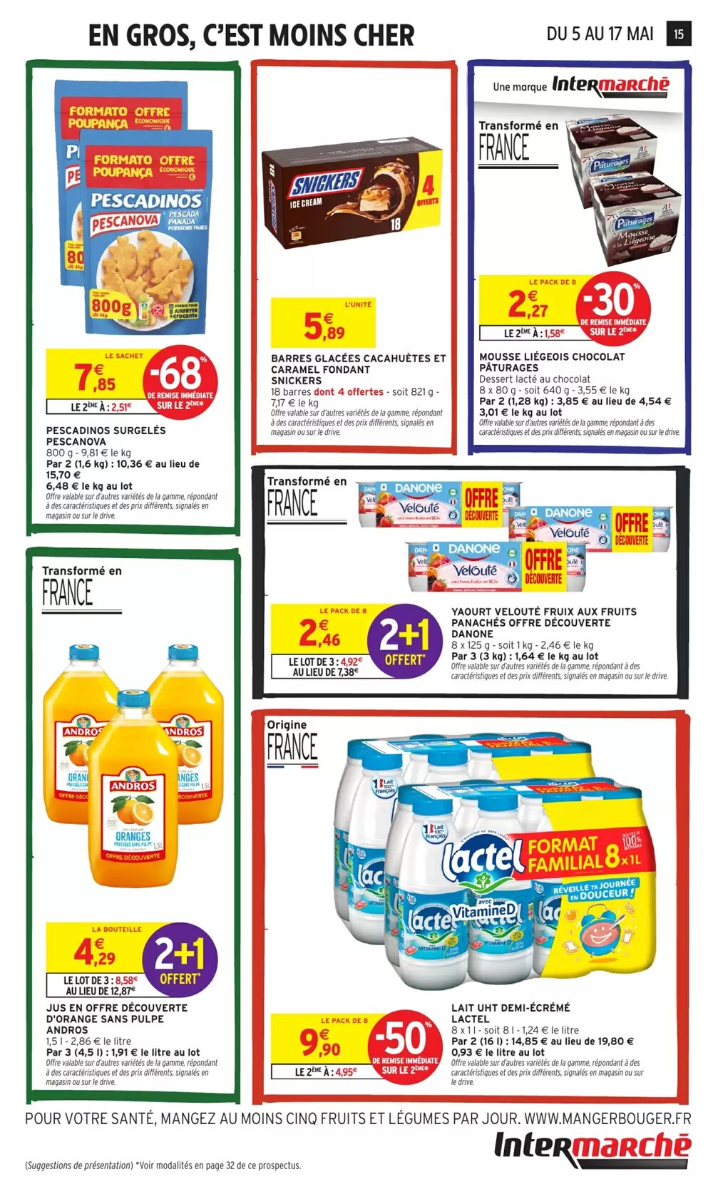 Prospectus promotionnel Intermarché valable à partir du 05/05/2026 - Page 15.
