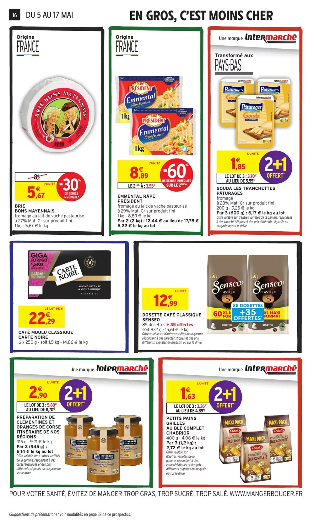 Prospectus promotionnel Intermarché valable à partir du 05/05/2026 - Page 16.