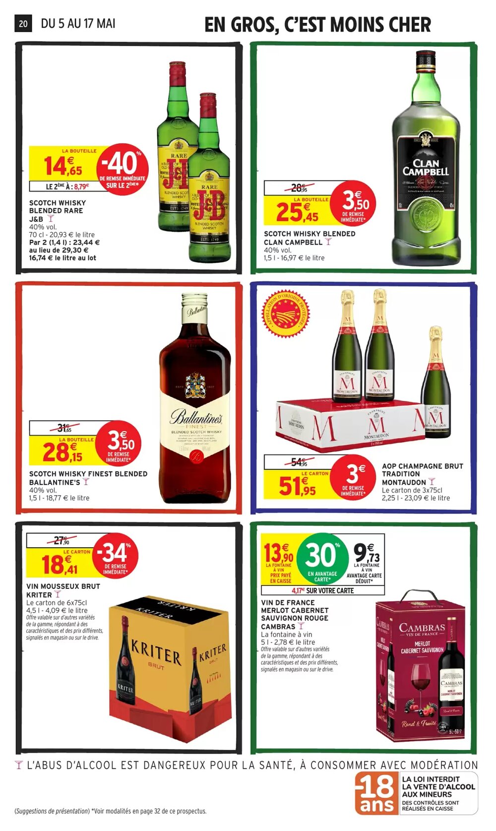 Prospectus promotionnel Intermarché valable à partir du 05/05/2026 - Page 20.