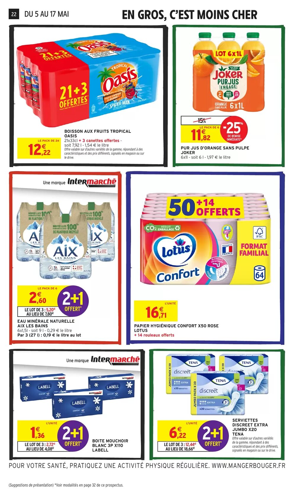 Prospectus promotionnel Intermarché valable à partir du 05/05/2026 - Page 22.