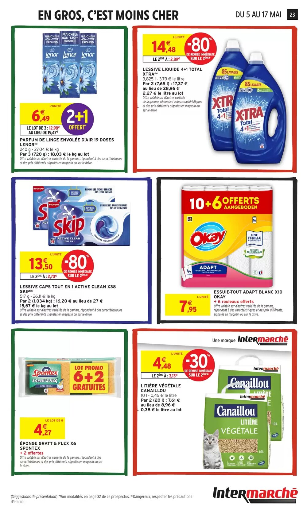 Prospectus promotionnel Intermarché valable à partir du 05/05/2026 - Page 23.