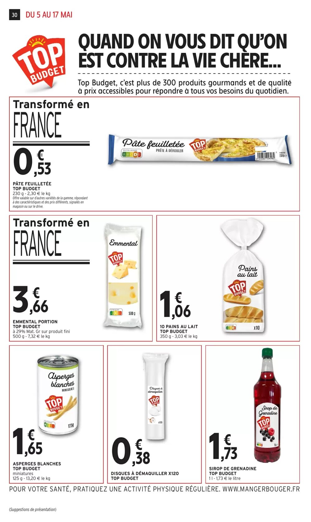 Prospectus promotionnel Intermarché valable à partir du 05/05/2026 - Page 30.