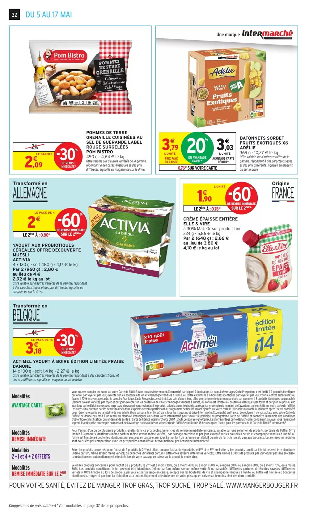 Prospectus promotionnel Intermarché valable à partir du 05/05/2026 - Page 32.