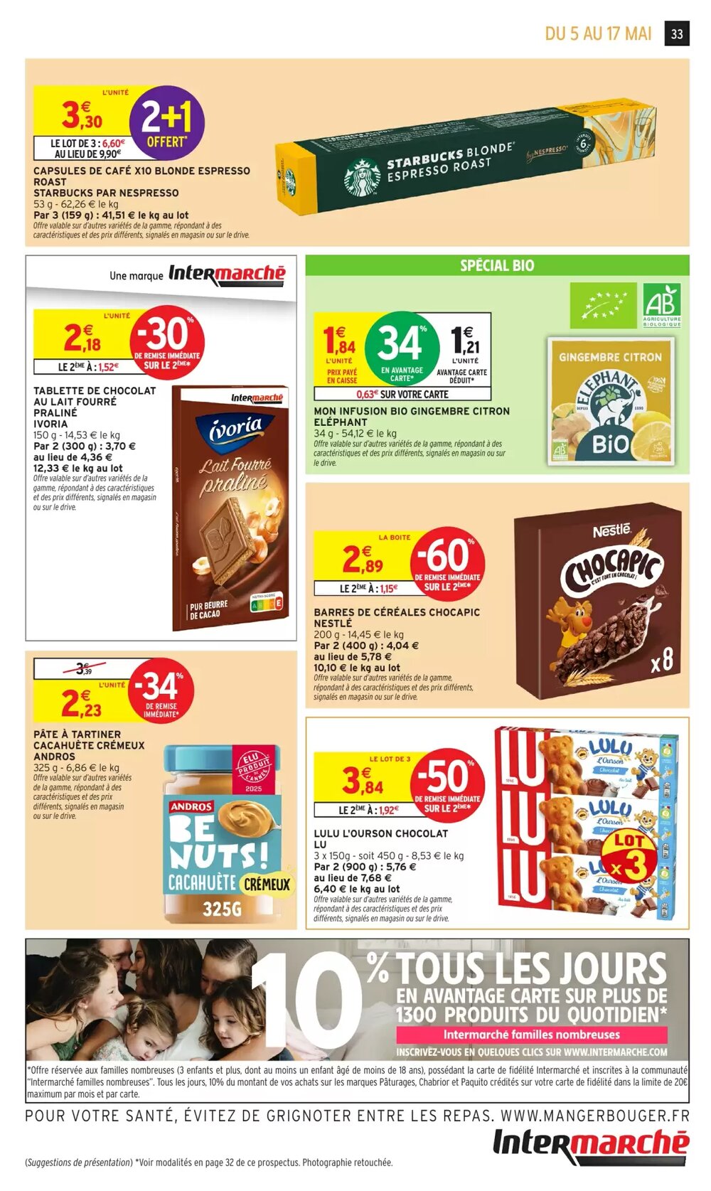 Prospectus promotionnel Intermarché valable à partir du 05/05/2026 - Page 33.