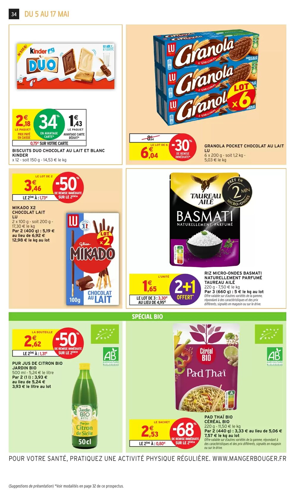 Prospectus promotionnel Intermarché valable à partir du 05/05/2026 - Page 34.