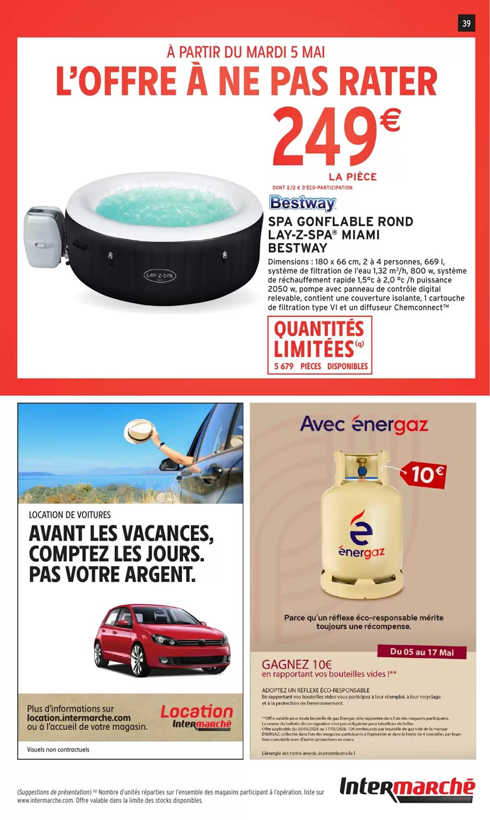 Prospectus promotionnel Intermarché valable à partir du 05/05/2026 - Page 39.