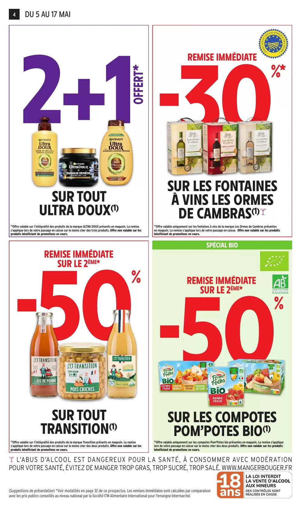 Prospectus promotionnel Intermarché valable à partir du 05/05/2026 - Page 4.