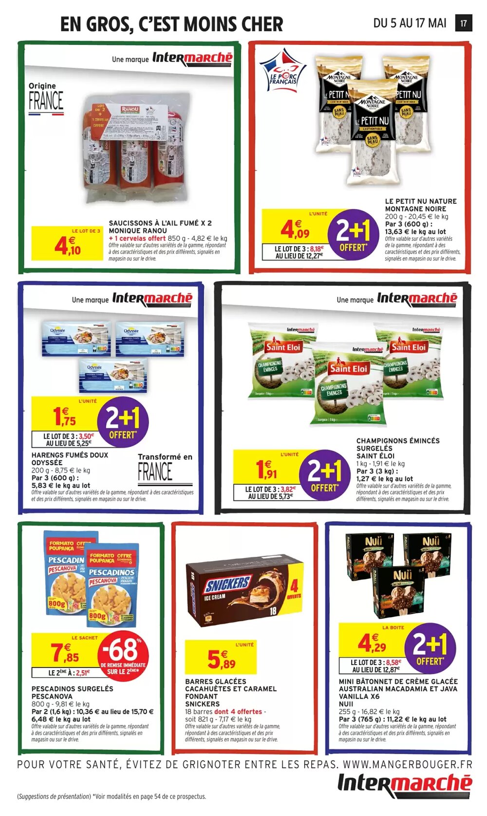 Prospectus promotionnel Intermarché Hyper valable à partir du 05/05/2026 - Page 17.