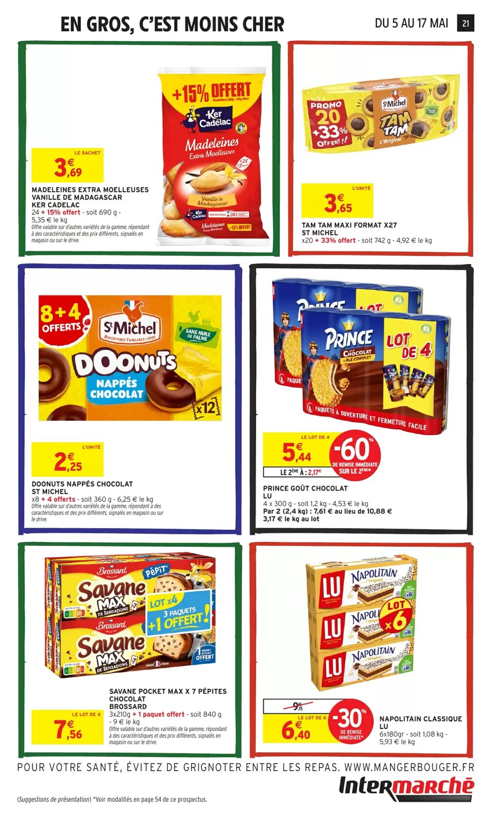 Prospectus promotionnel Intermarché Hyper valable à partir du 05/05/2026 - Page 21.