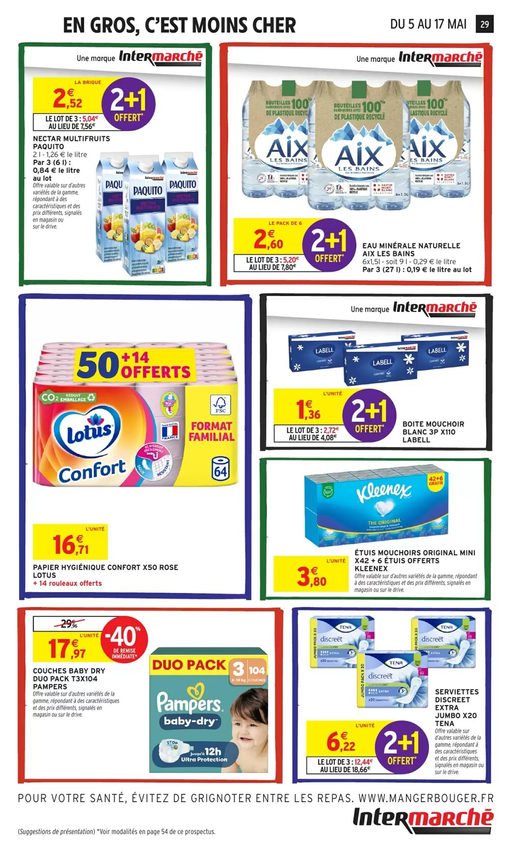 Prospectus promotionnel Intermarché Hyper valable à partir du 05/05/2026 - Page 29.